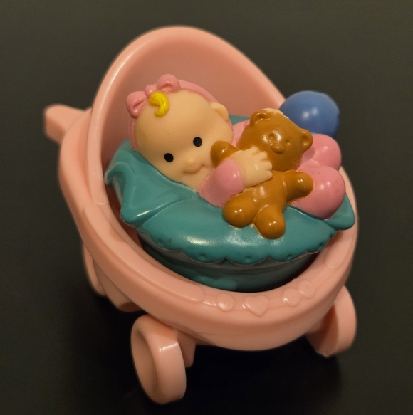 Little People Baby / Babies Bundle With Pink Stroller 2001-2017 - Picture 2 of 10